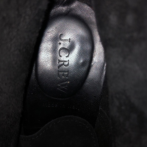 J.Crew Black Suede Macalister Lace-up Boots/Bootie - Picture 9 of 9